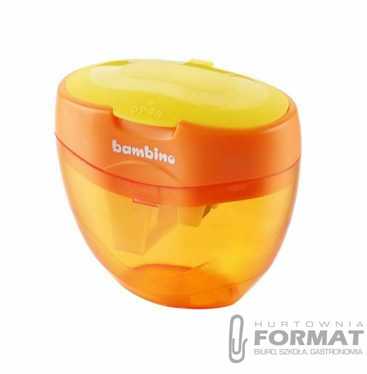 Bambino Temperówka potrójna z pojemnikiem 1