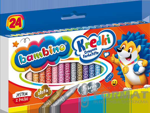 Bambino Kredki 24 kolory 1