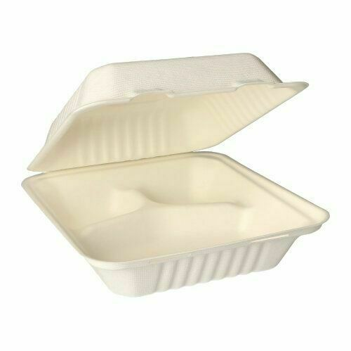 Menu box z trzciny cukrow trójdzielny  a50  b/sup 1