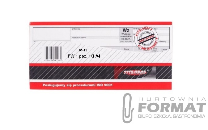 PW 1 POZYCYJNE 1/3 A4 M-13 STOLGRAF 1