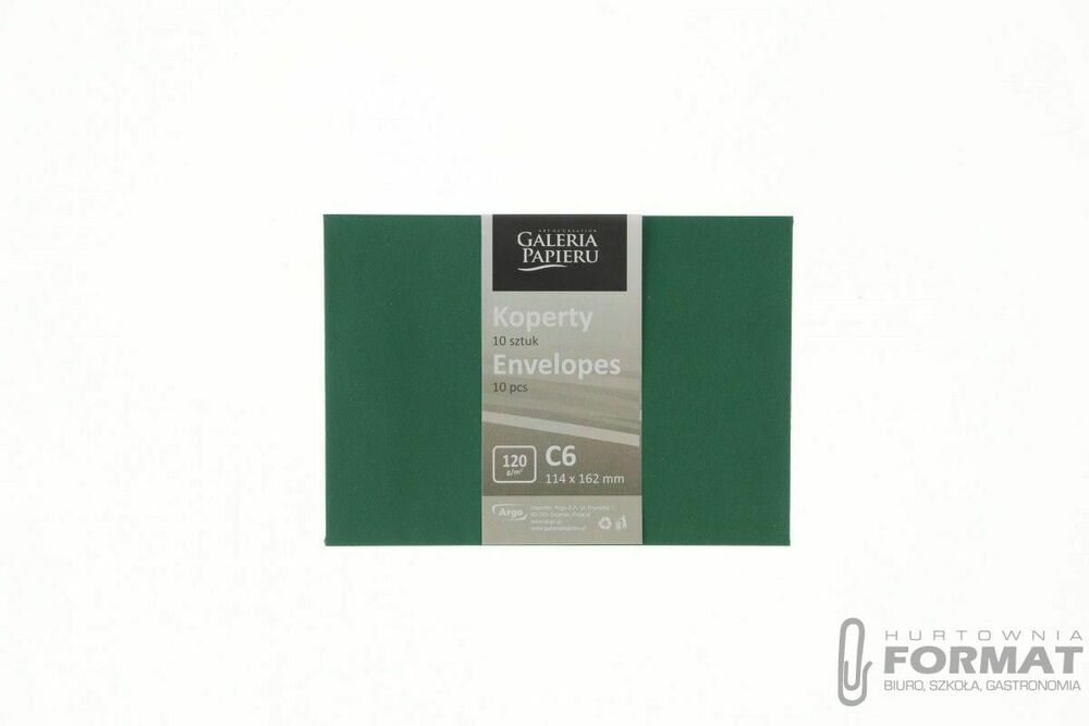 KOPERTA C6 MIKA ZIELONY P 1