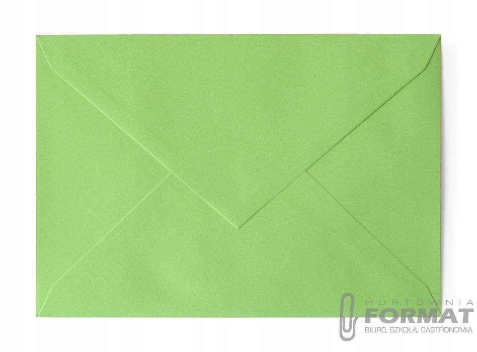 KOPERTA B6 GŁADNKA ZIELONA 10szt 150G 1