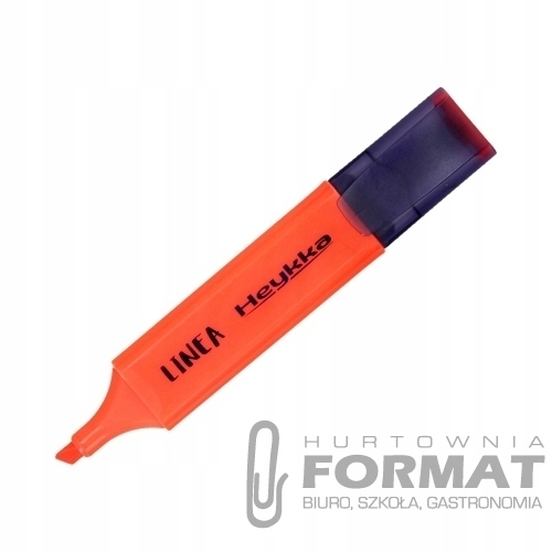 ZAKREŚLACZ LINEA CZERWONY HEYKKA 1