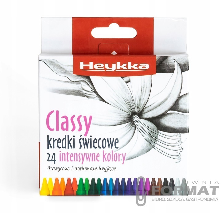 KREDKI ŚWIECOWE CLASSY 24K HEYKKA 1