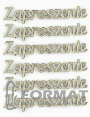 NAPISY "ZAPROSZENIE" 1