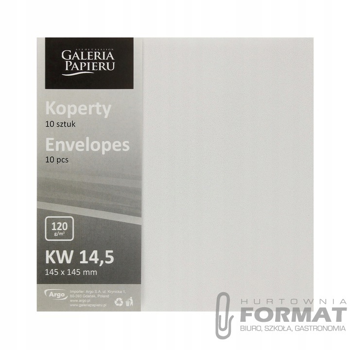KOPERTA 145X145 120G op 10 szt MILLENIUM DIAM. BIE 1