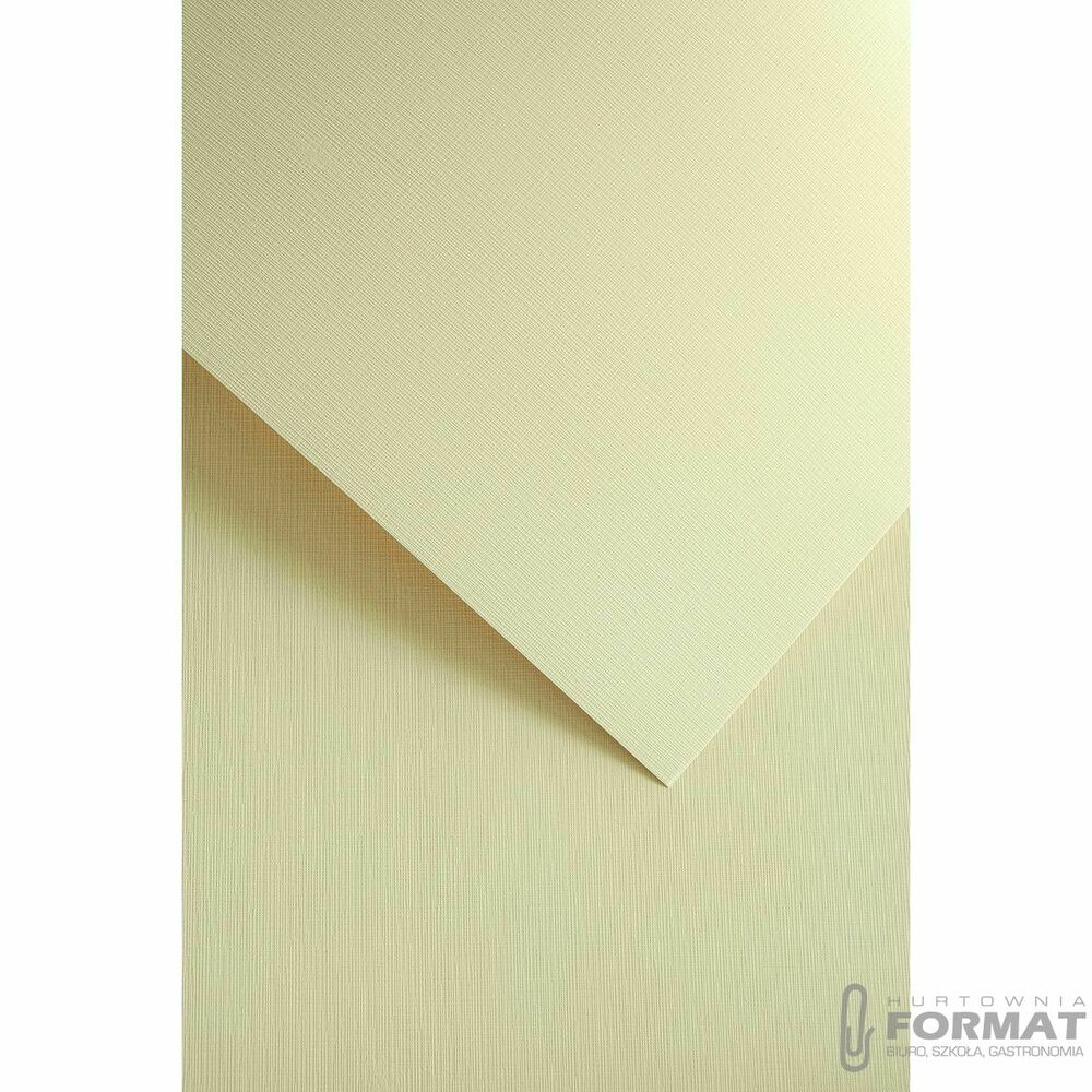 Papier ozdobny (wizytówkowy) Galeria Papieru natte kremowy A4 kremowy 250g (205802) 1