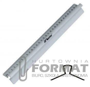 LINIJKA 30CM ALUMINIOWA Z UCHWYTEM 30317 1