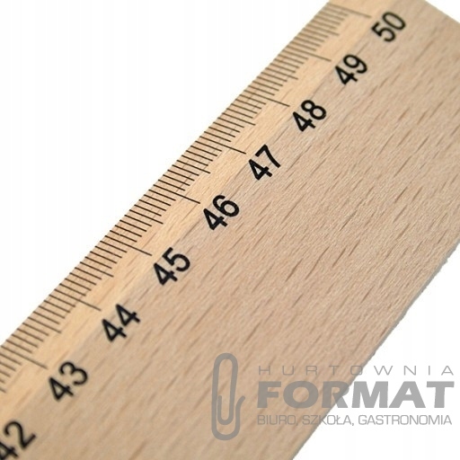 LINIJKA 50CM DREWNO LENIAR 1