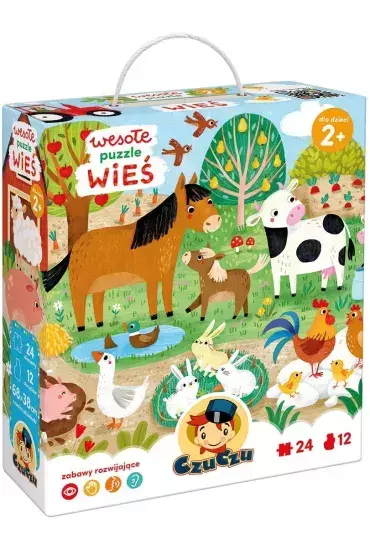 CzuCzu Wesołe puzzle Wieś 1