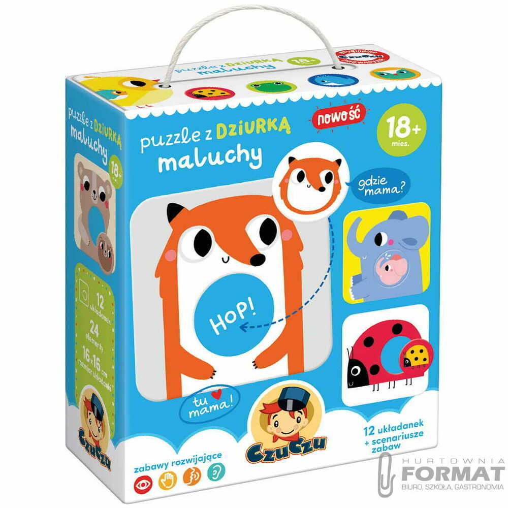 Puzzle z dziurką CzuCzu - Maluchy 1
