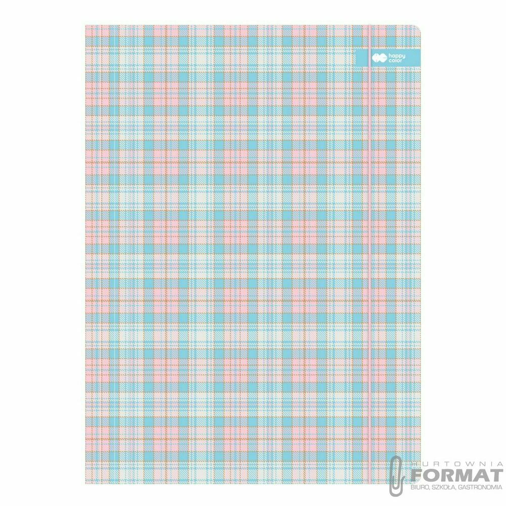 Teczka A4+ z gumką Mild błękitna HAPPY COLOR 1