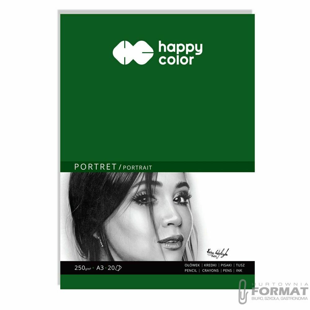 Blok do portretów Happy Color A3, 20 ark. 1