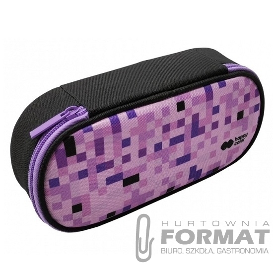 Piórnik Pixi owalny - fioletowy 1