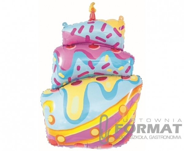 Balon foliowy TORT - 77 cm 1
