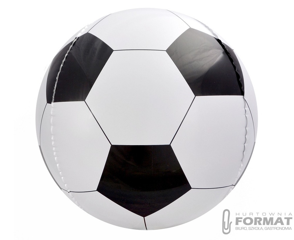 Balon foliowy 16 cali Piłka biało-czarna 1