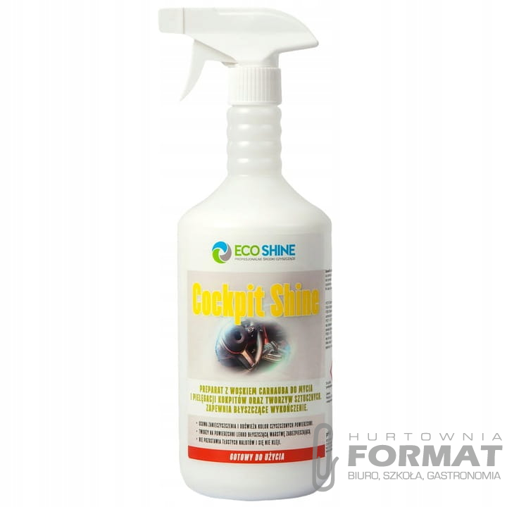 ECOSHINE COCPIT SHINE 1L Z WOSKIEM DO KOKPITÓW 1