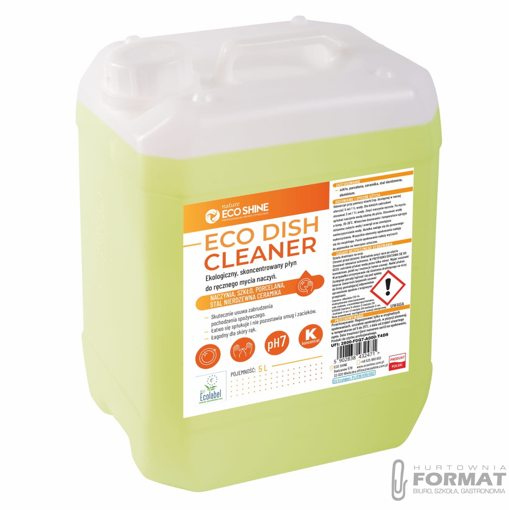 ECOSHINE DISH CLEANER 5L 1
