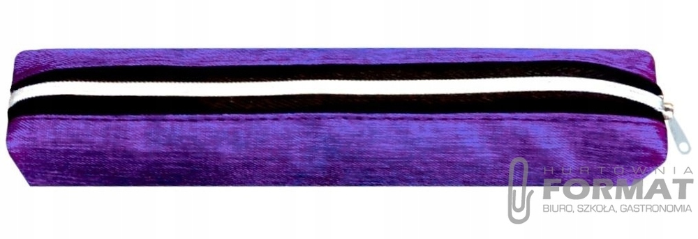 Piórnik Mini PU Textile fiolet NARCISSUS 1