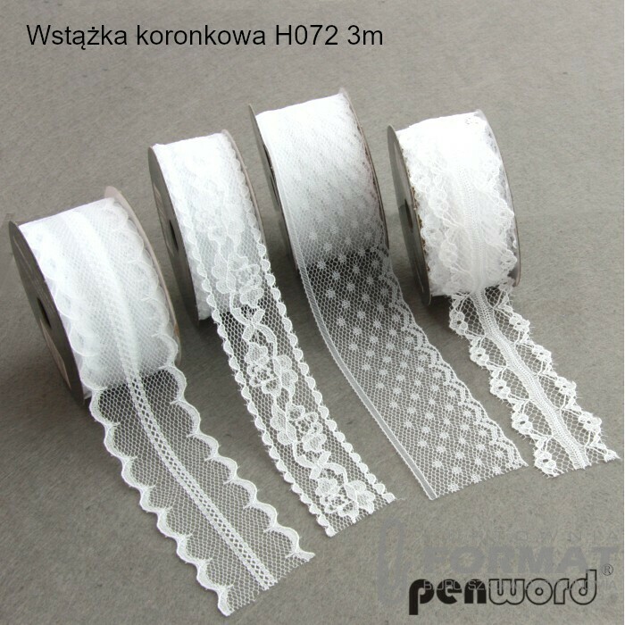 WSTĄŻKA KORONKOWA H072 3m 1