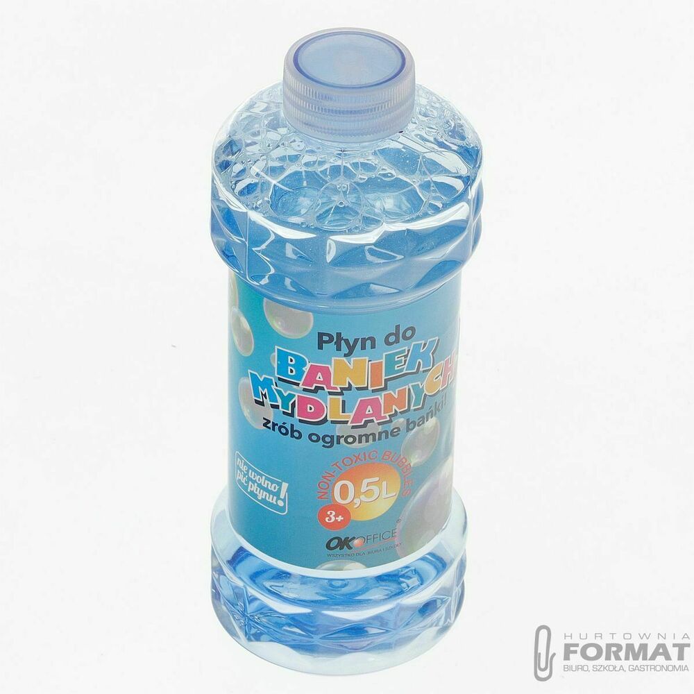 Bańki mydlane ZAPAS Płyn do robienia baniek 0.5L 1