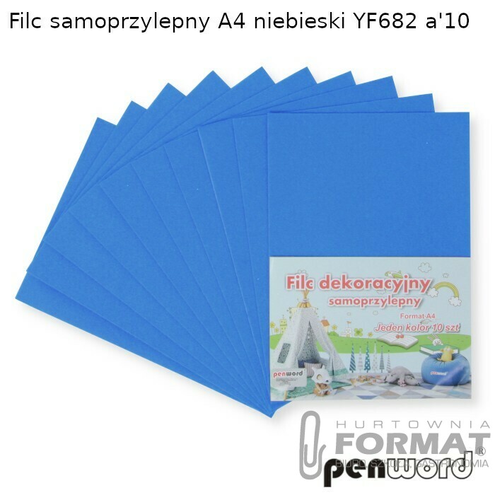 FILC SAMOPRZYLEPNY A4 NIEBIESKI YF682 a'10 1