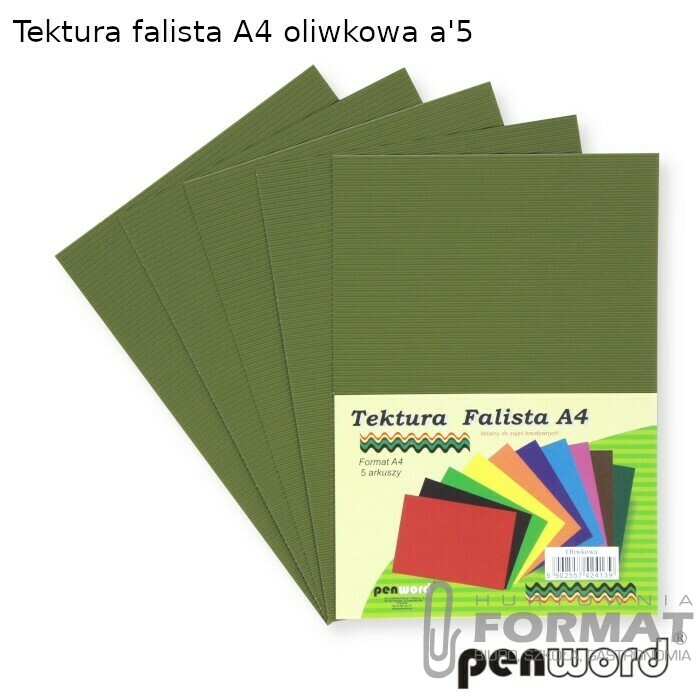 TEKTURA FALISTA A4 OLIWKOWA a'5 1