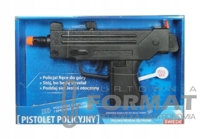 PISTOLET POLICYJNY Z POLSKIM MODUŁEM DŹWIĘKOWYM 1