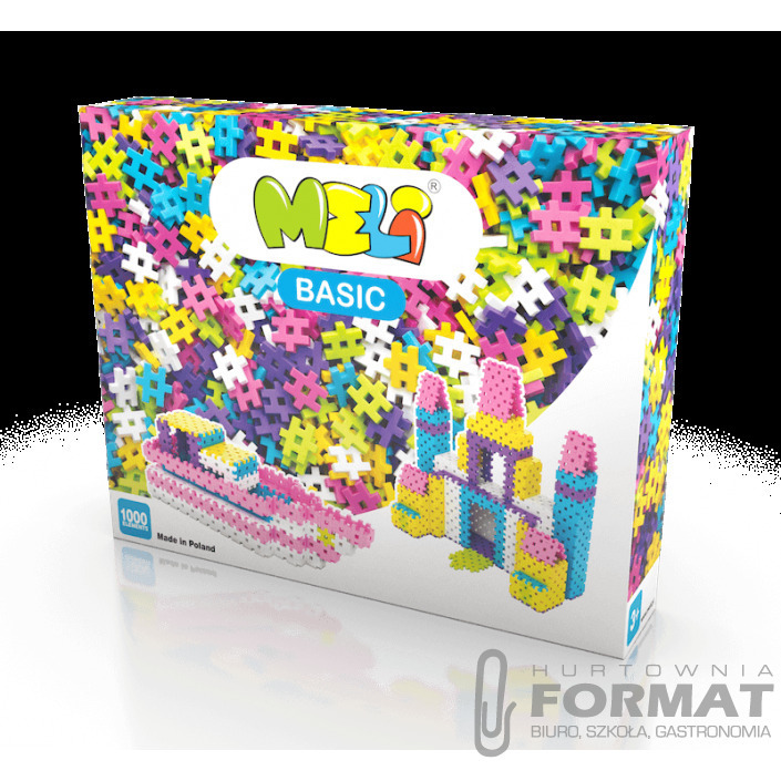 Meli Basic Pink Klocki konstru. 1000 ele. 1