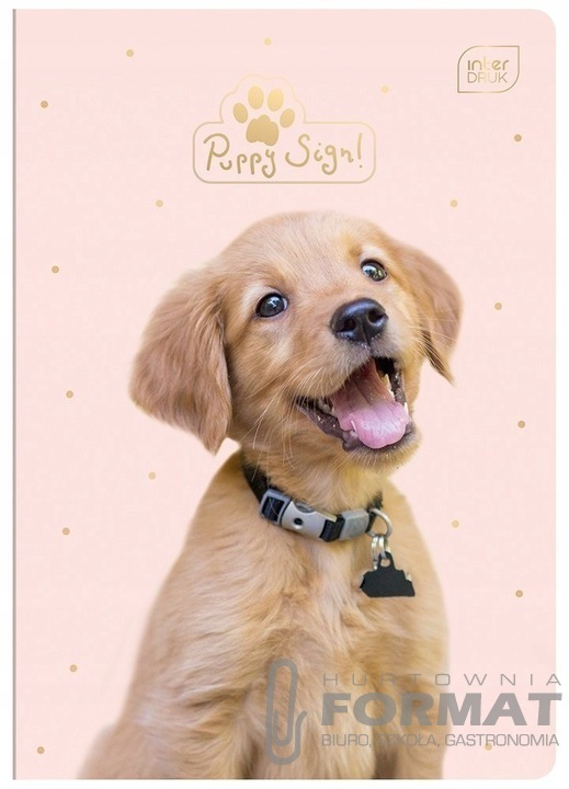ZESZYT A5 32# PUPPY SIGN 1