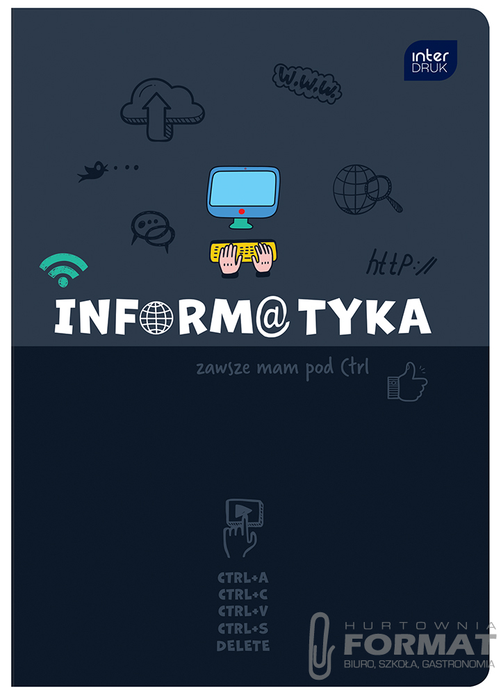 Interdruk Zeszyt A5/60 Informatyka Hybrid kratka 1