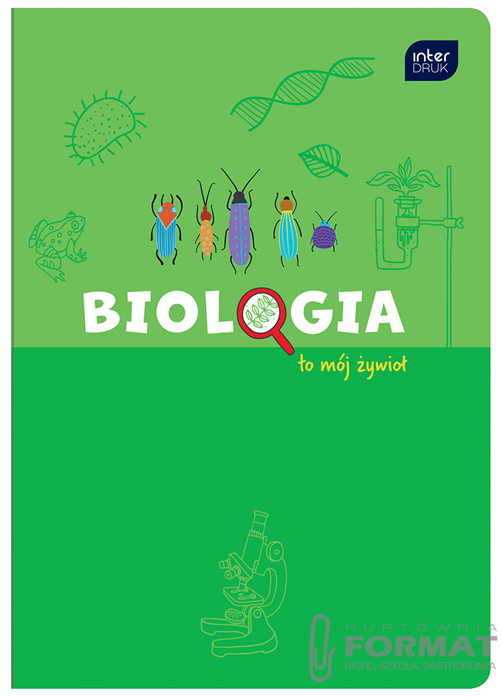 Interdruk Zeszyt A5/60 Biologia  kratka 1