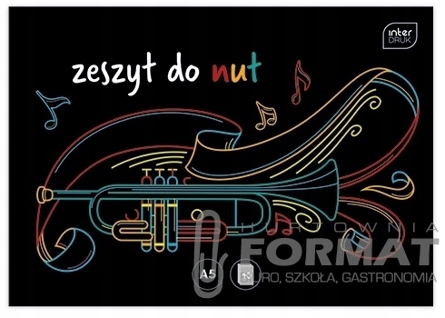 ZESZYT DO NUT A-5 LINIA  INTERDRUK 1