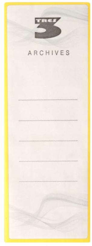 ETYKIETA DO SEGREGATORA 55x155MM A12 TRES 1