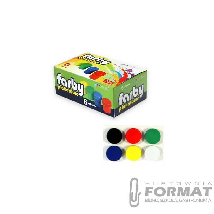 FARBY PLAKATOWE MF923332 6 KOL. 1