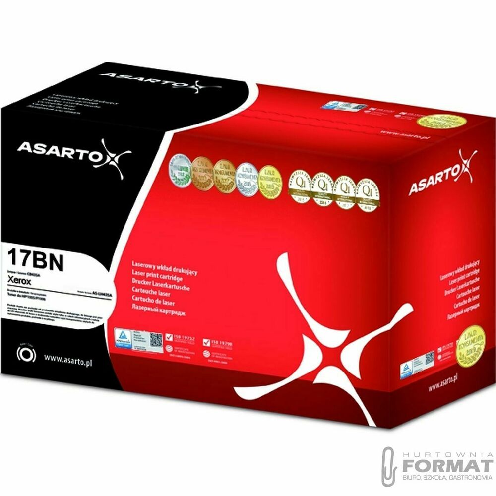 ASARTO TONER HP CF217A BLACK 17A 1