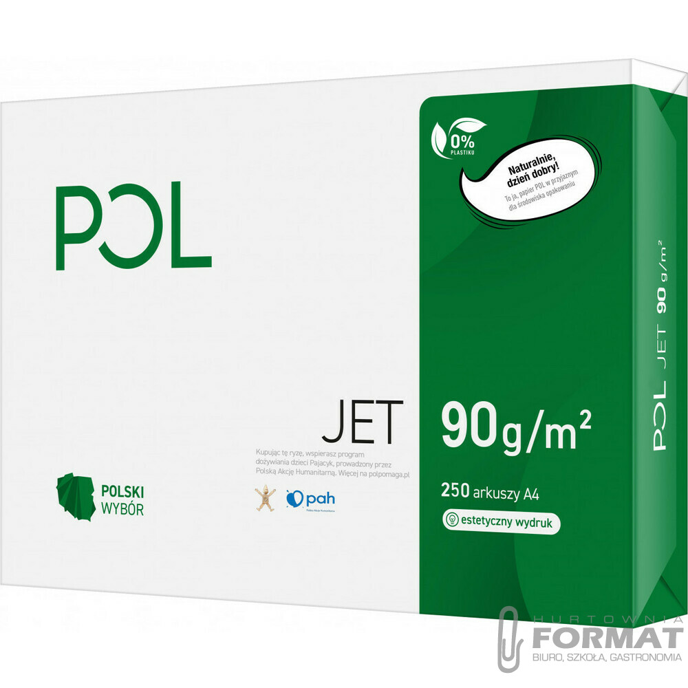 PAPIER KSERO A4 90G POLJET BIAŁY KLASA A 1