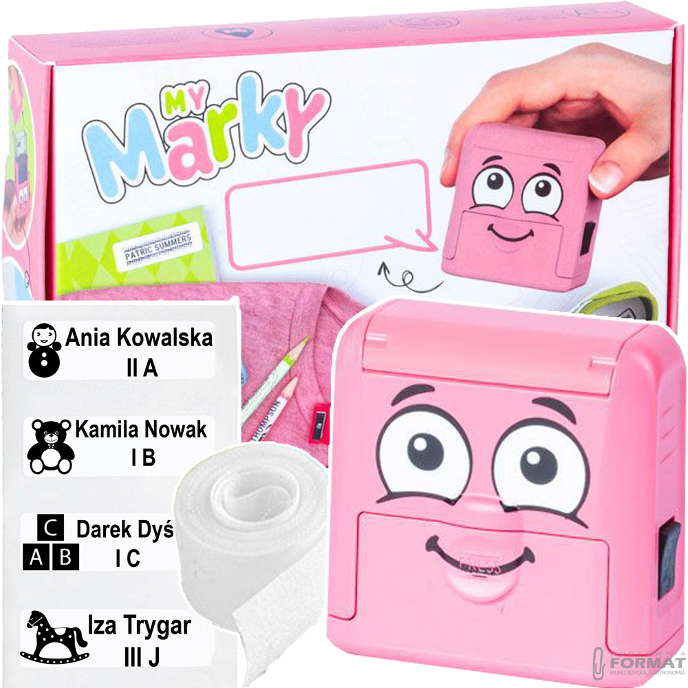 PIECZĄTKA ZESTAW COLOP DO ZNAKOWANIA UBRAŃ ODZIEŻY PERSONALIZOWANA 1