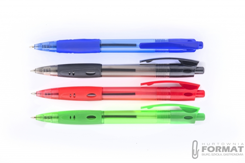 DŁUGOPIS TT AUTOMATYCZNY TDA-011 CZERWONY 1