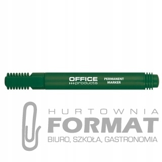 Marker permanentny okrągły OFFICE ZIELONY 1