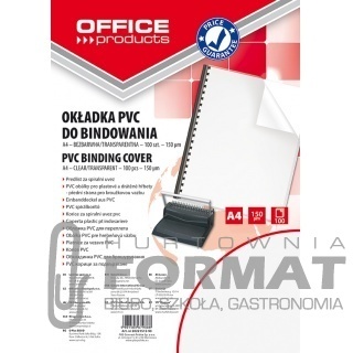 OKŁADKA PVC DO BINDOWANIA OFFICE PROD. A4 PRZEZ. 1