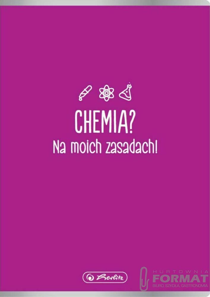 Zeszyt A5/60k kratka Herlitz Chemia 1