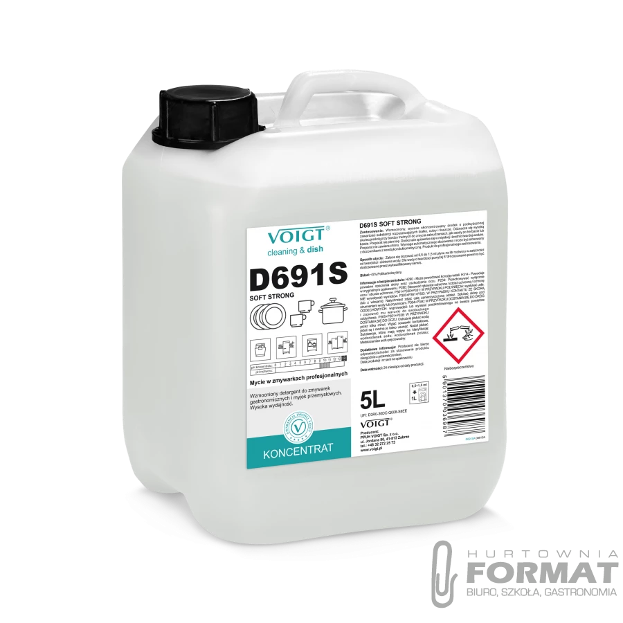 VOIGT DETERGENT DO ZMYWARKI D691S SOFT STRONG 10L 1