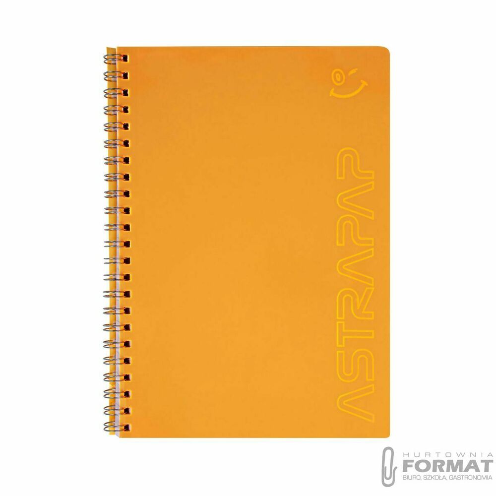 KOŁOZESZYT A5/80K KRATKA ASTRAPAP FLUO 1