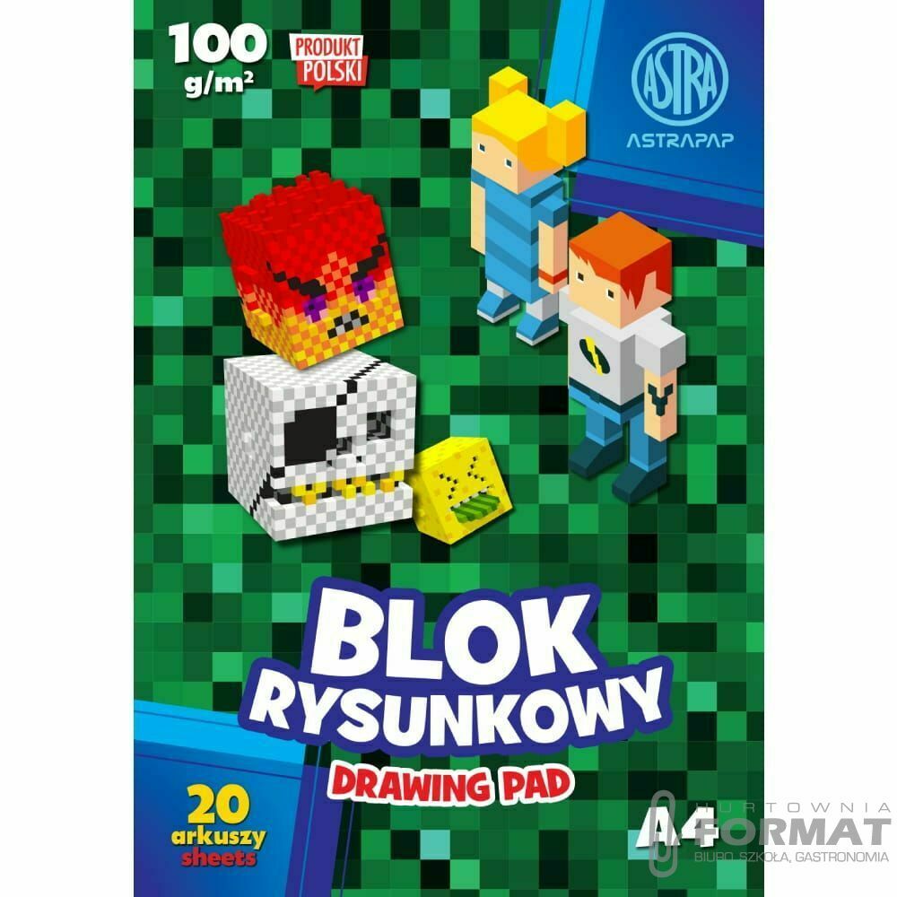 BLOK BIAŁY A4 100g 20 arK PIXEL 1