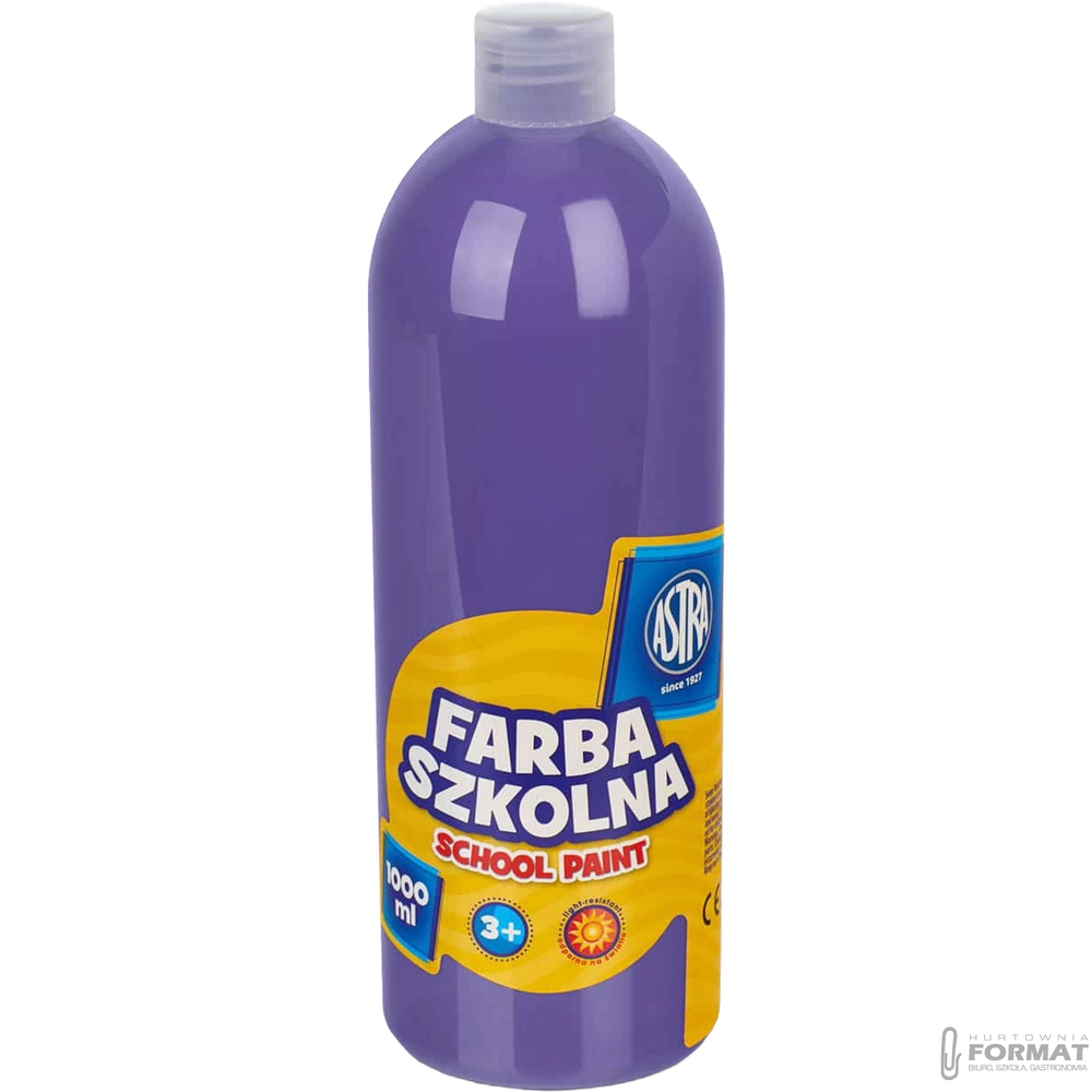 Farba szkolna Astra, fioletowa 1000 ml 1