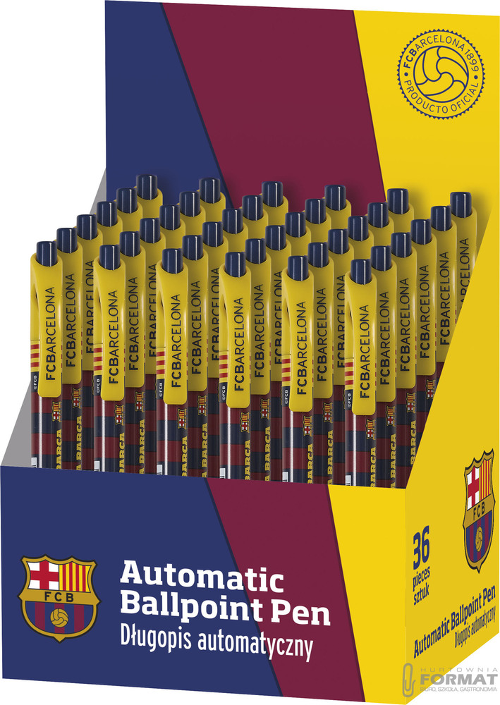 DŁUGOPIS AUTOMATYCZNY FC BARCELONA 1