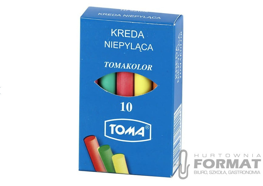 Kreda niepyląca TOMA - 10 kolorów 1
