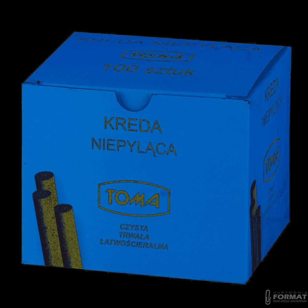 Kreda biała niepyląca TOMA - 100 sztuk 1