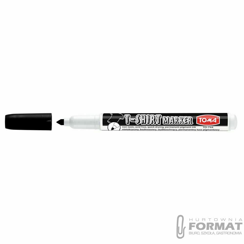 Marker do T-shirt Toma 744 czarny 1